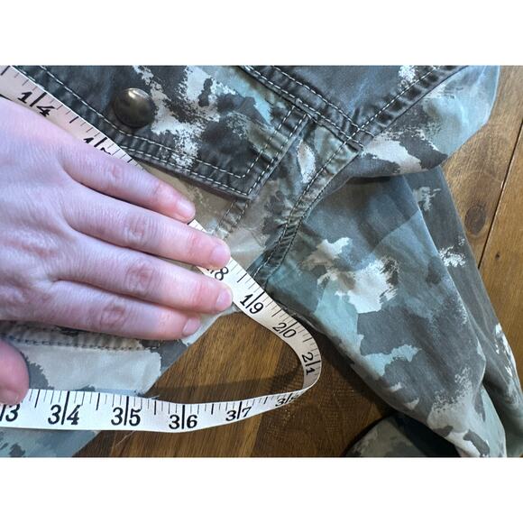 Talula jacket size XXS military style Camouflage faded coat Hooded zipup trooper - Picture 8 of 10